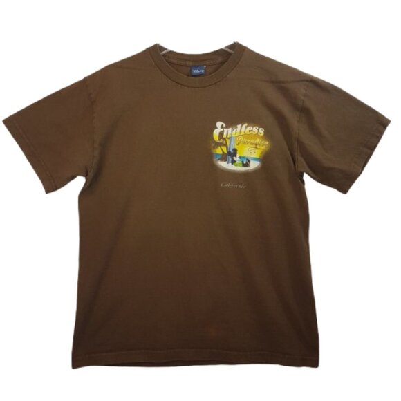 Vintage DISNEY Tee Shirt Large US L Beach Bum's Endless Paradise California - Picture 16 of 16